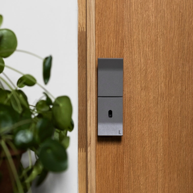 LEARO dørhåndtak – Titangrå